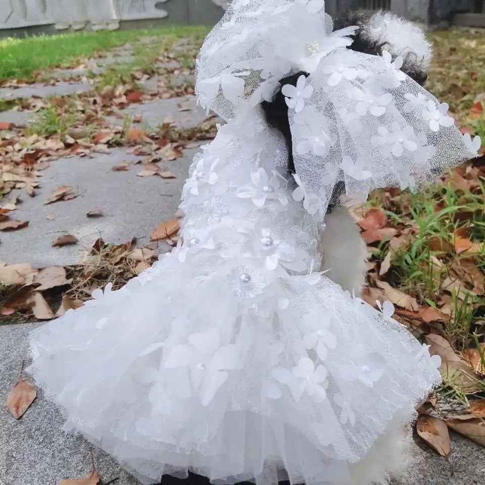 Garden Grace Dog Dress | Elegant Occasion Dog Dress
