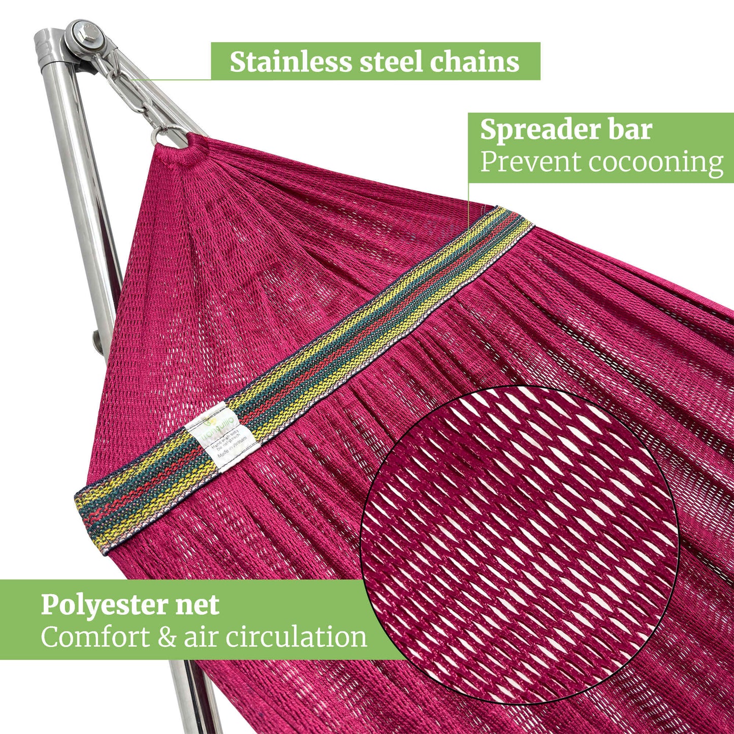 Universal Stainless Steel Hammock Stand