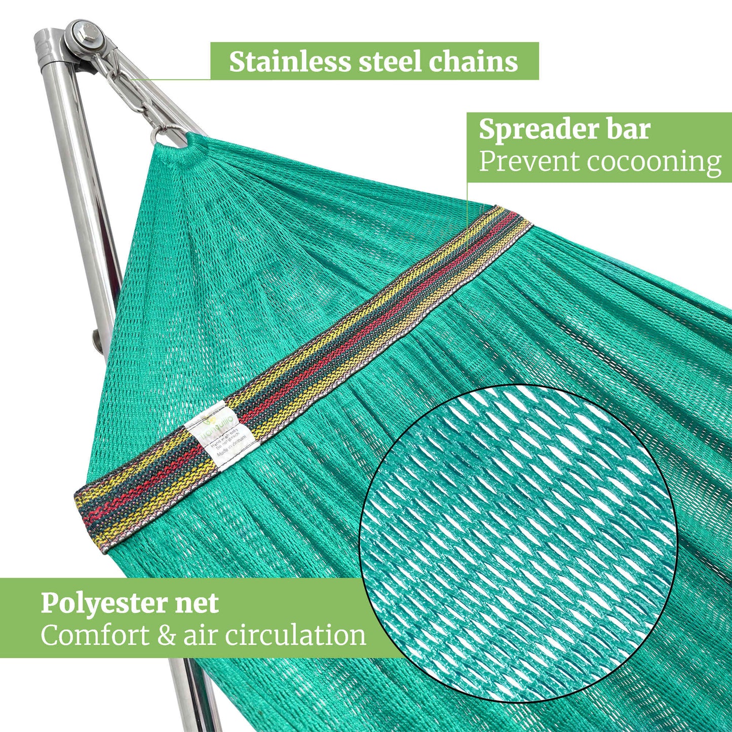 Universal Stainless Steel Hammock Stand
