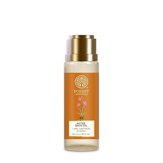 Forest Essentials After Bath Oil Lime Saffron Oudh