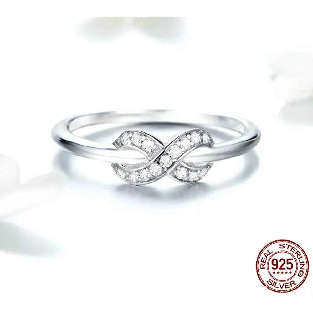 Sterling Silver Infinity Ring (Forever Bound)