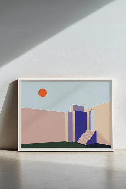 GEOMETRIE, Mischtechnik auf Leinwand