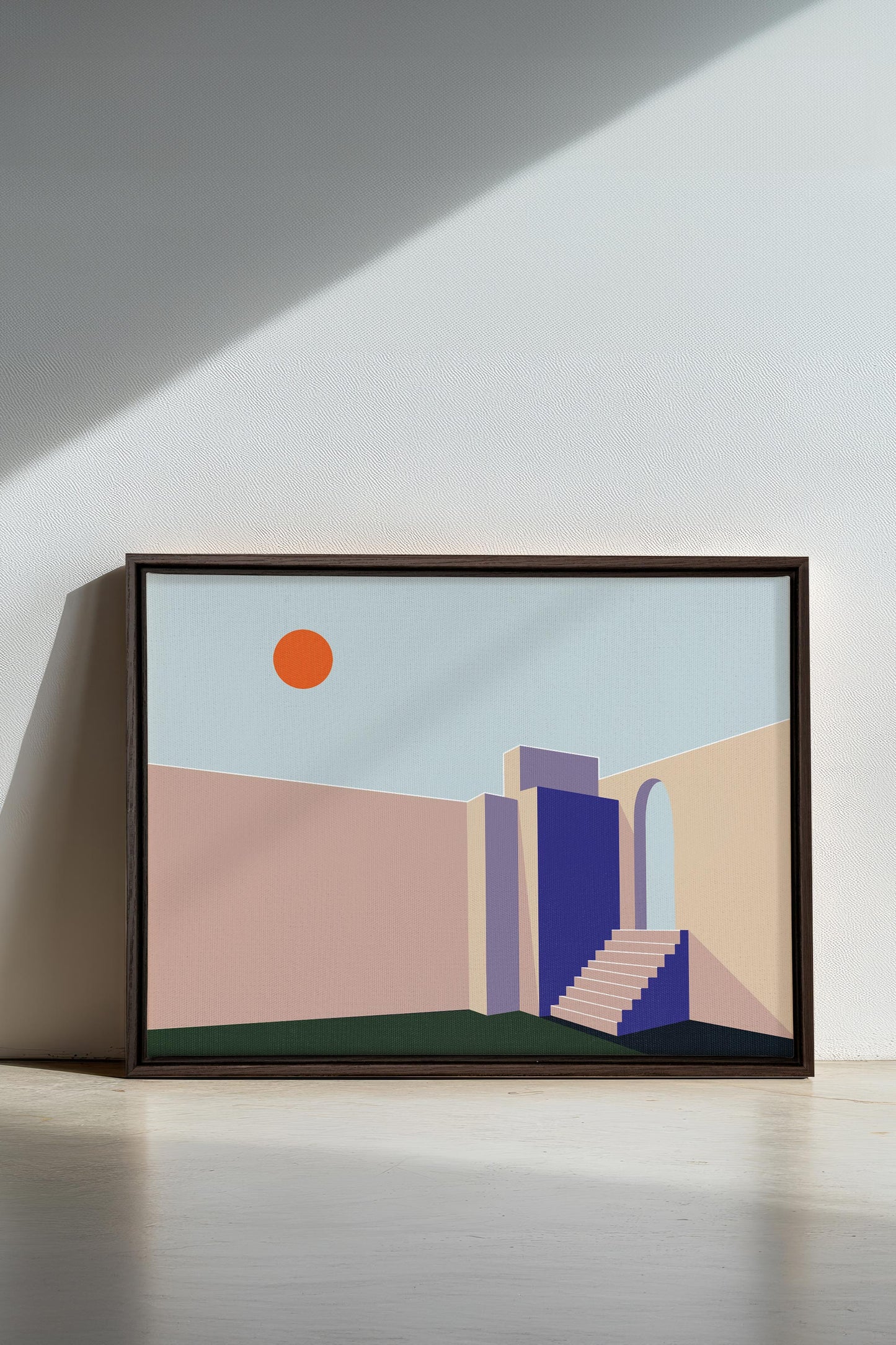 GEOMETRIE, Mischtechnik auf Leinwand