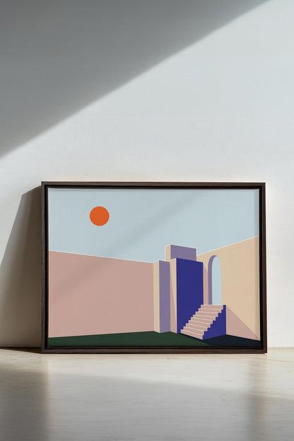 GEOMETRIE, Mischtechnik auf Leinwand