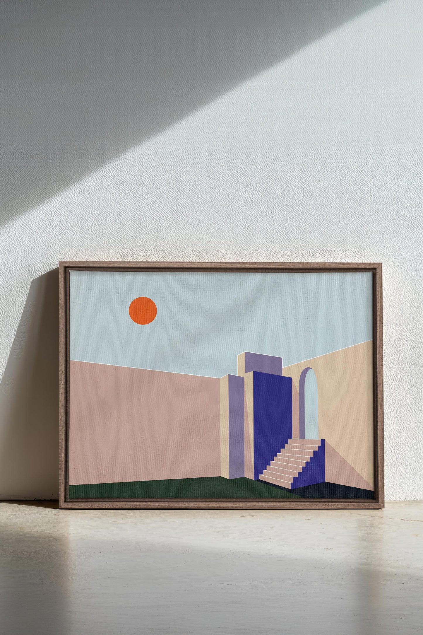 GEOMETRIE, Mischtechnik auf Leinwand