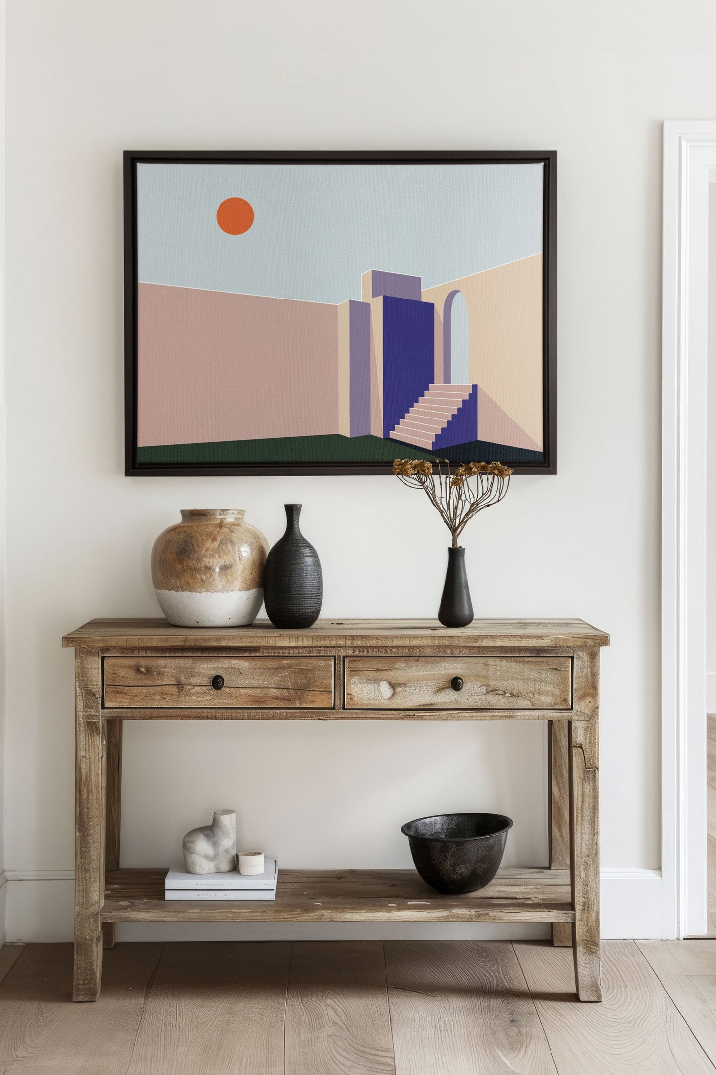 GEOMETRIE, Mischtechnik auf Leinwand