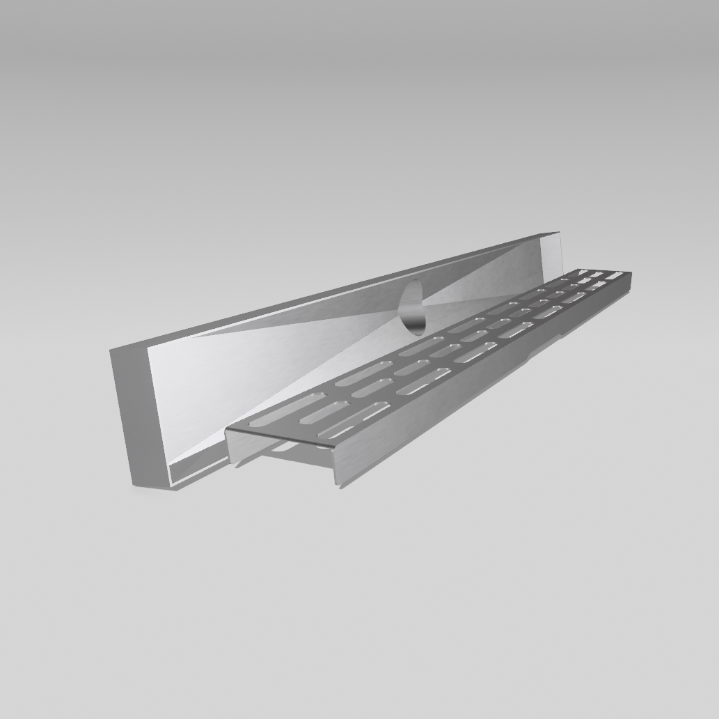 32″ Linear Shower Drain, 304 Stainless Steel — Grate or Tile-In Cover