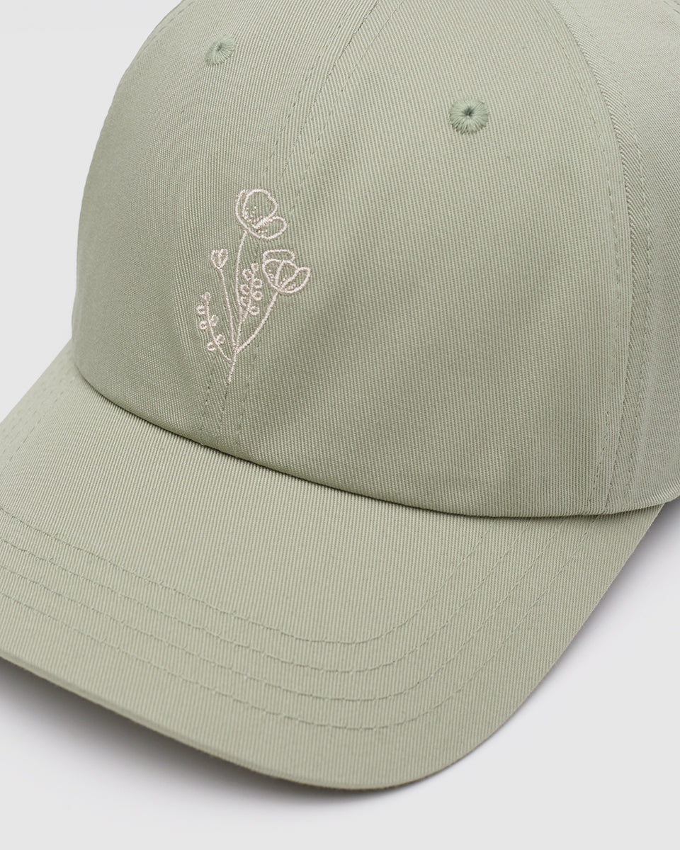 Blumenstickerei-Cap
