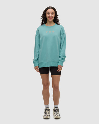 Haiti Stickerei Legerer Pullover