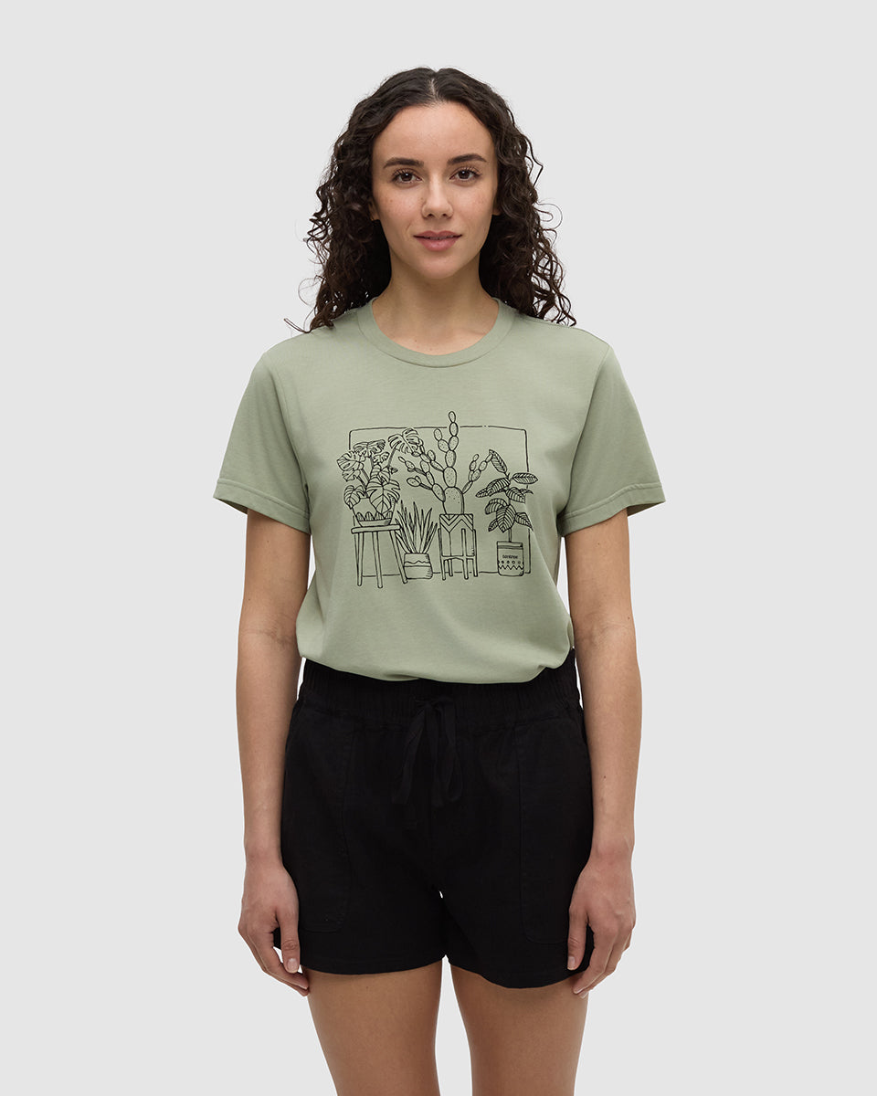 Pflanzen-T-Shirt