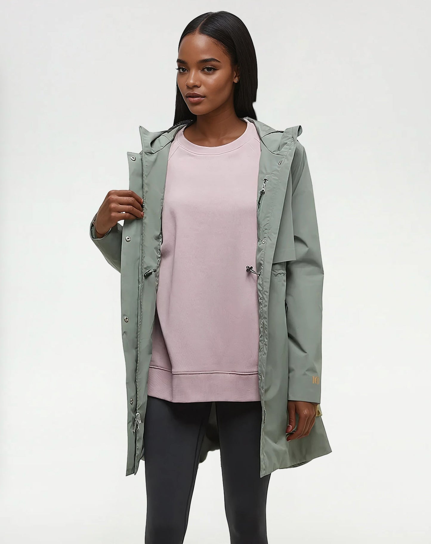 Nimbus langer Regenjacke