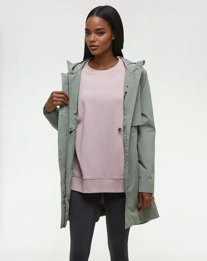 Nimbus langer Regenjacke