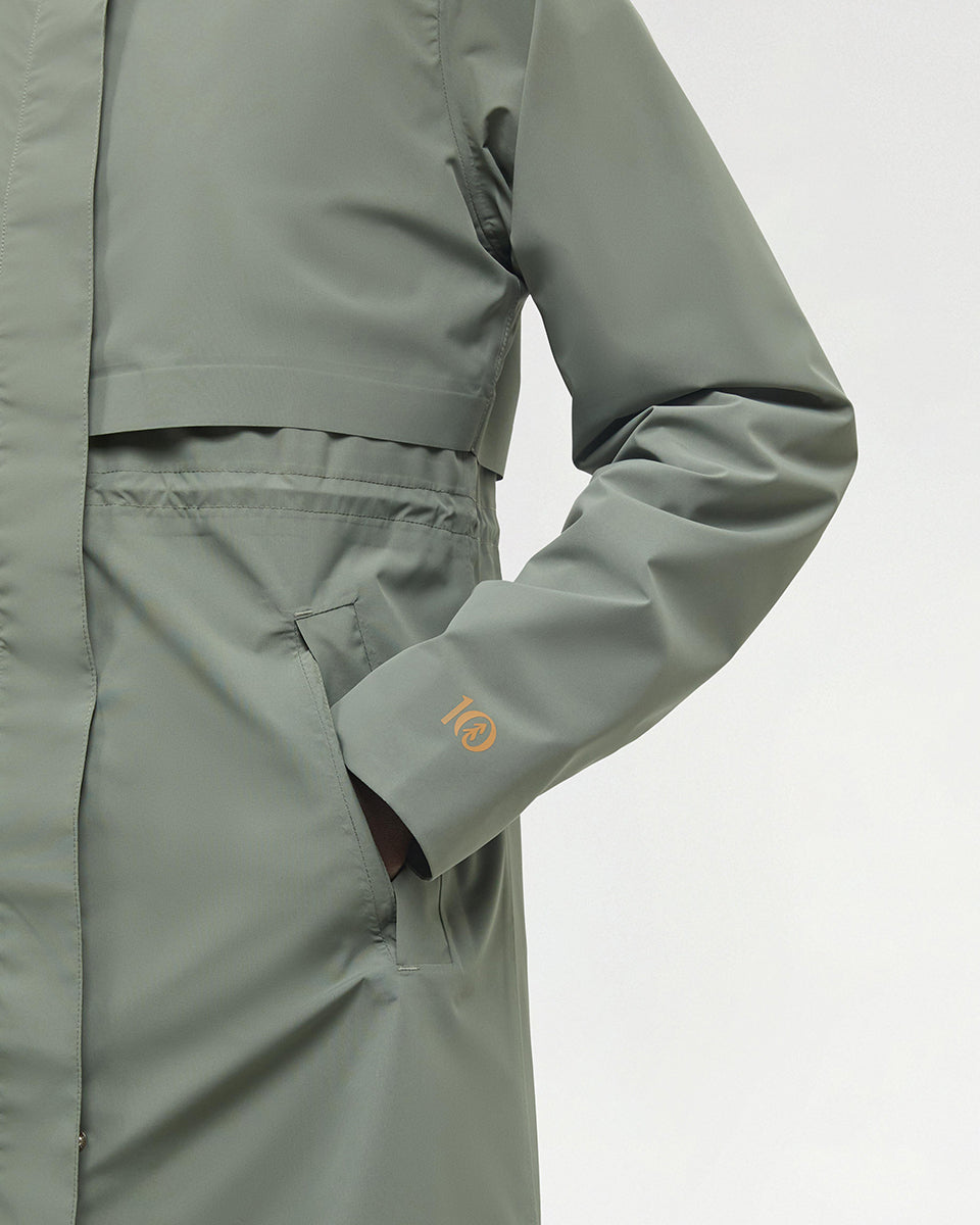 Nimbus langer Regenjacke