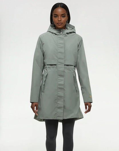 Nimbus langer Regenjacke
