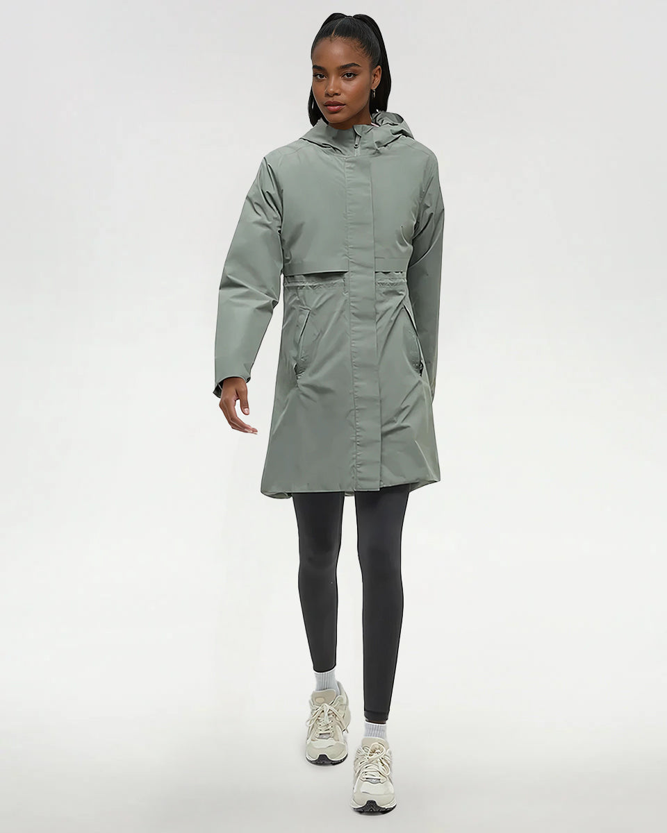 Nimbus langer Regenjacke