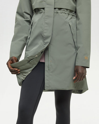 Nimbus langer Regenjacke