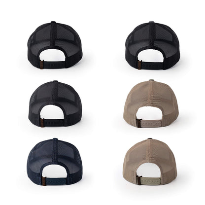 Ontario Leather Patch Trucker Hat