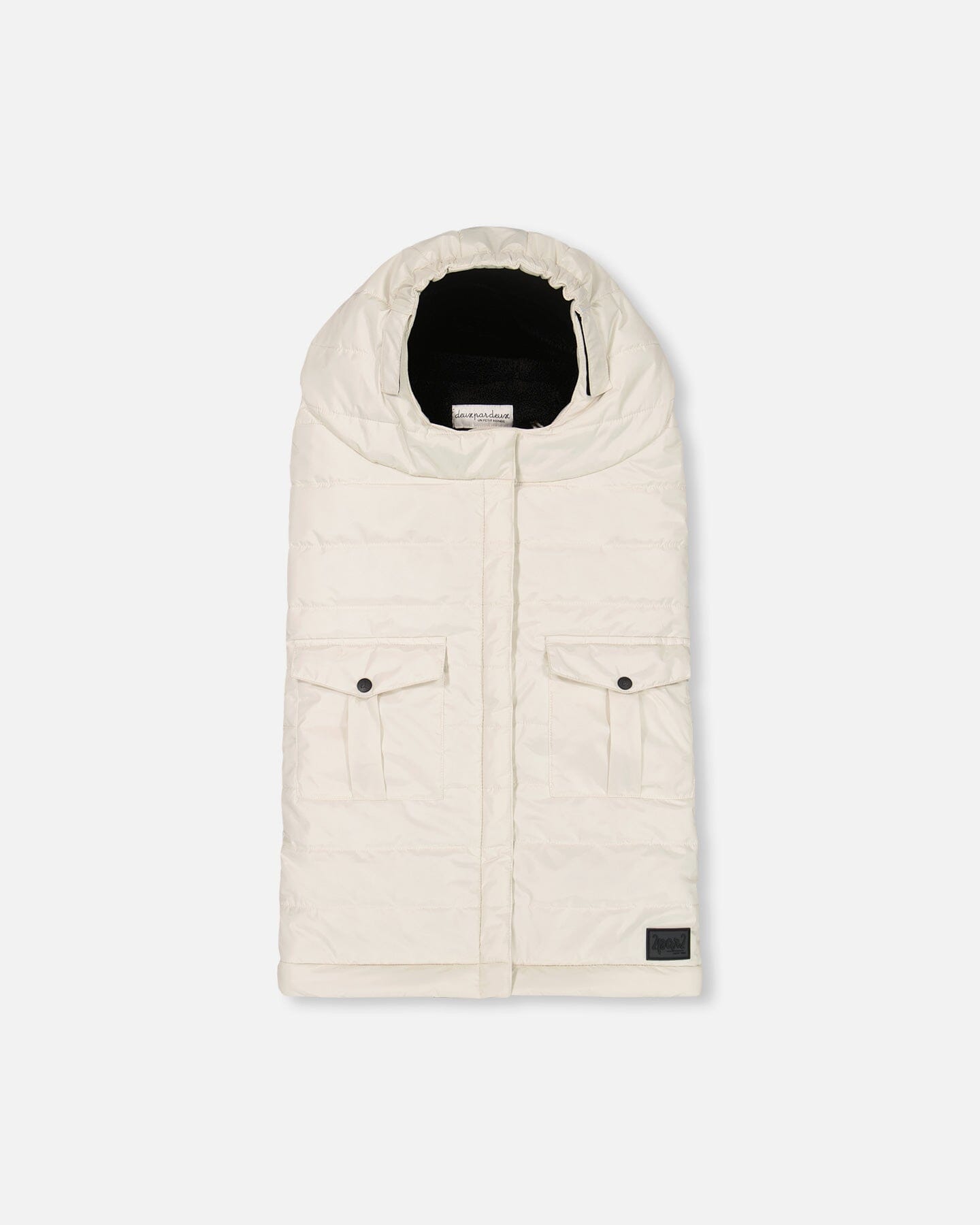 Evolutive Baby Footmuff Designed For Car Seat And Stroller Off-White