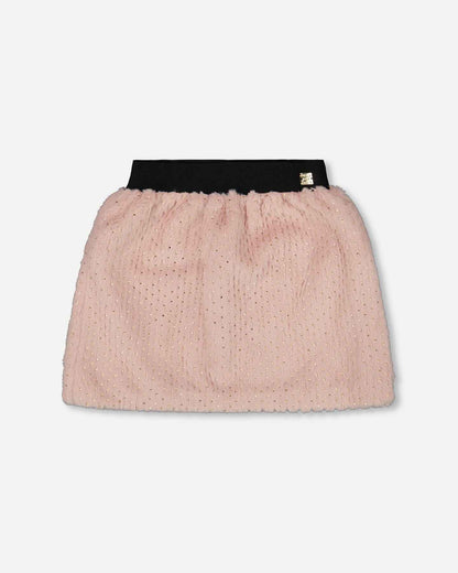 Fake Fur Skirt Pink