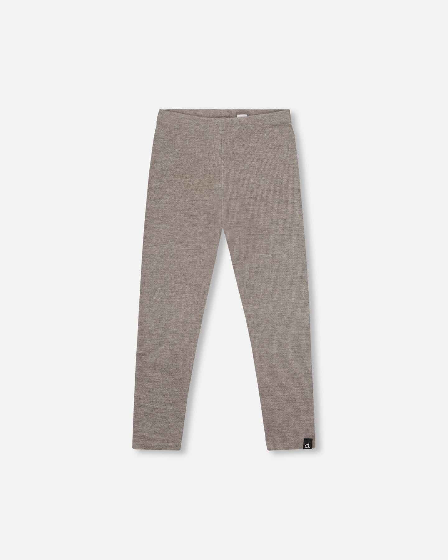 Super Soft Ribbed Leggings Heather Gray