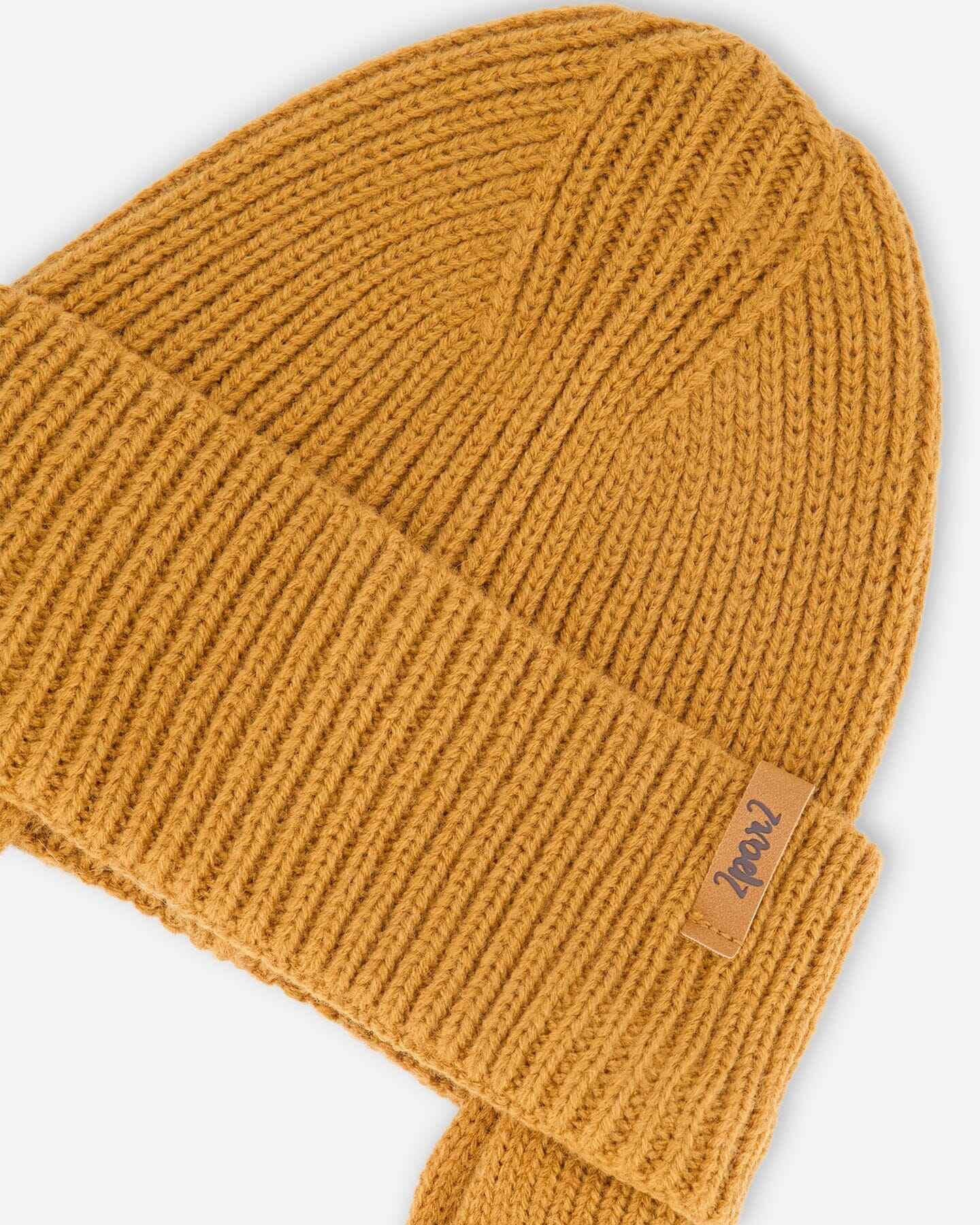 Baby Mid-Season Knit Hat Brown Pecan