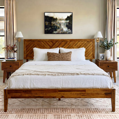 Sierra Deluxe Solid Wood Bed Frame