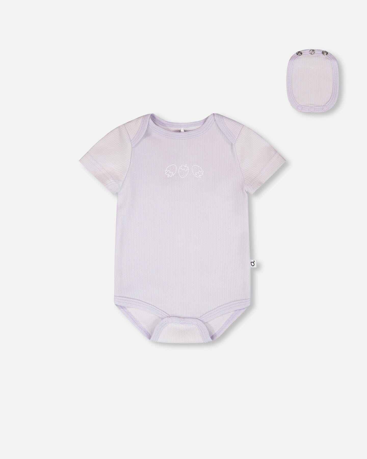 Evolutive Cotton Jersey 3 Pack Onesie White