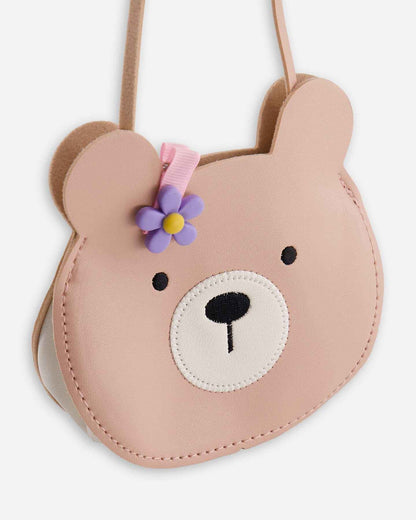 Teddy Bear Bag Dusty Pink