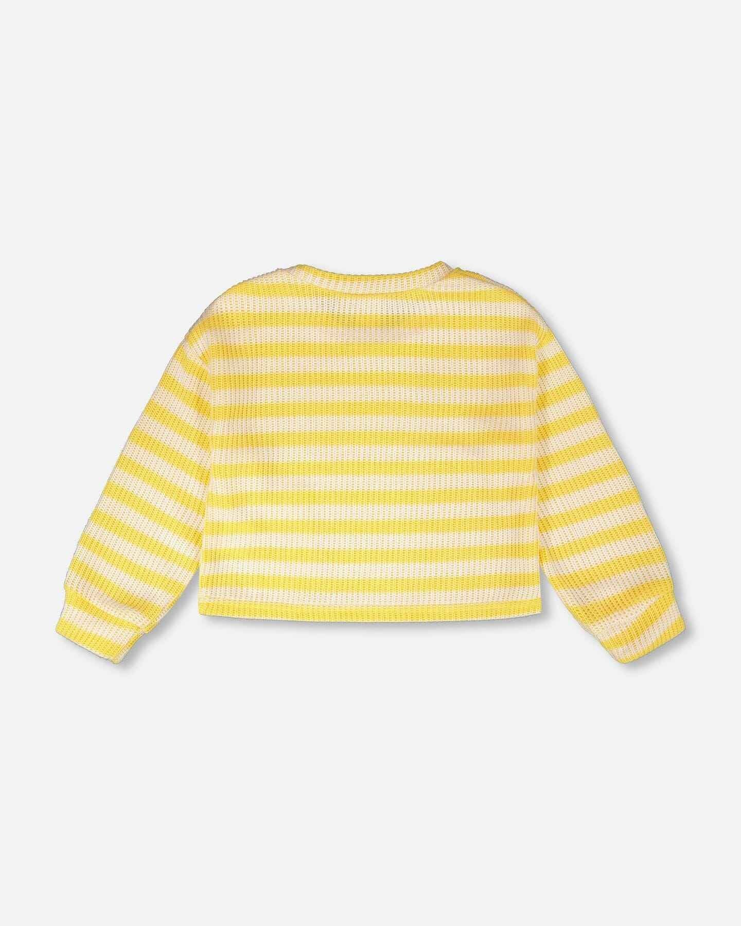 Striped Sweater Yellow And White
