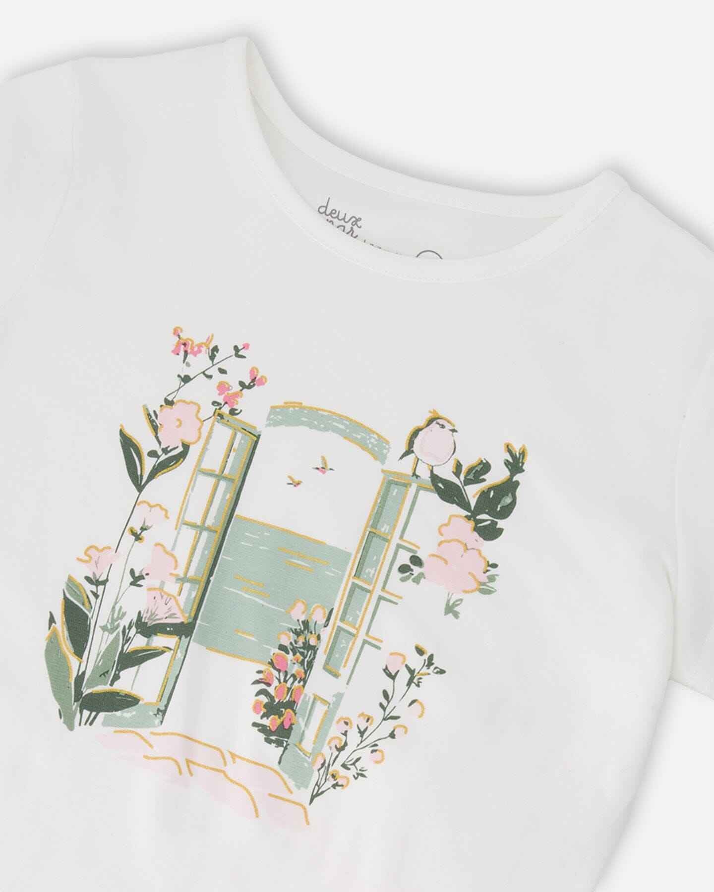 Organic Cotton Jersey T-Shirt Off-White