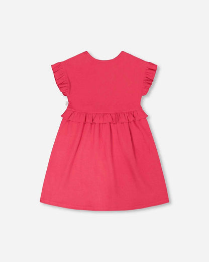 Cotton Rib Dress Pink