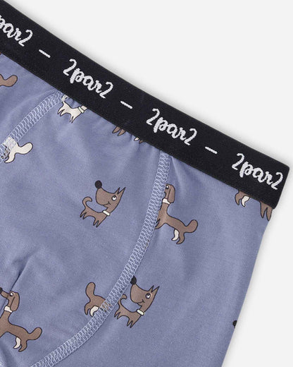 Organic Cotton Printed Boxers Pack Of 3