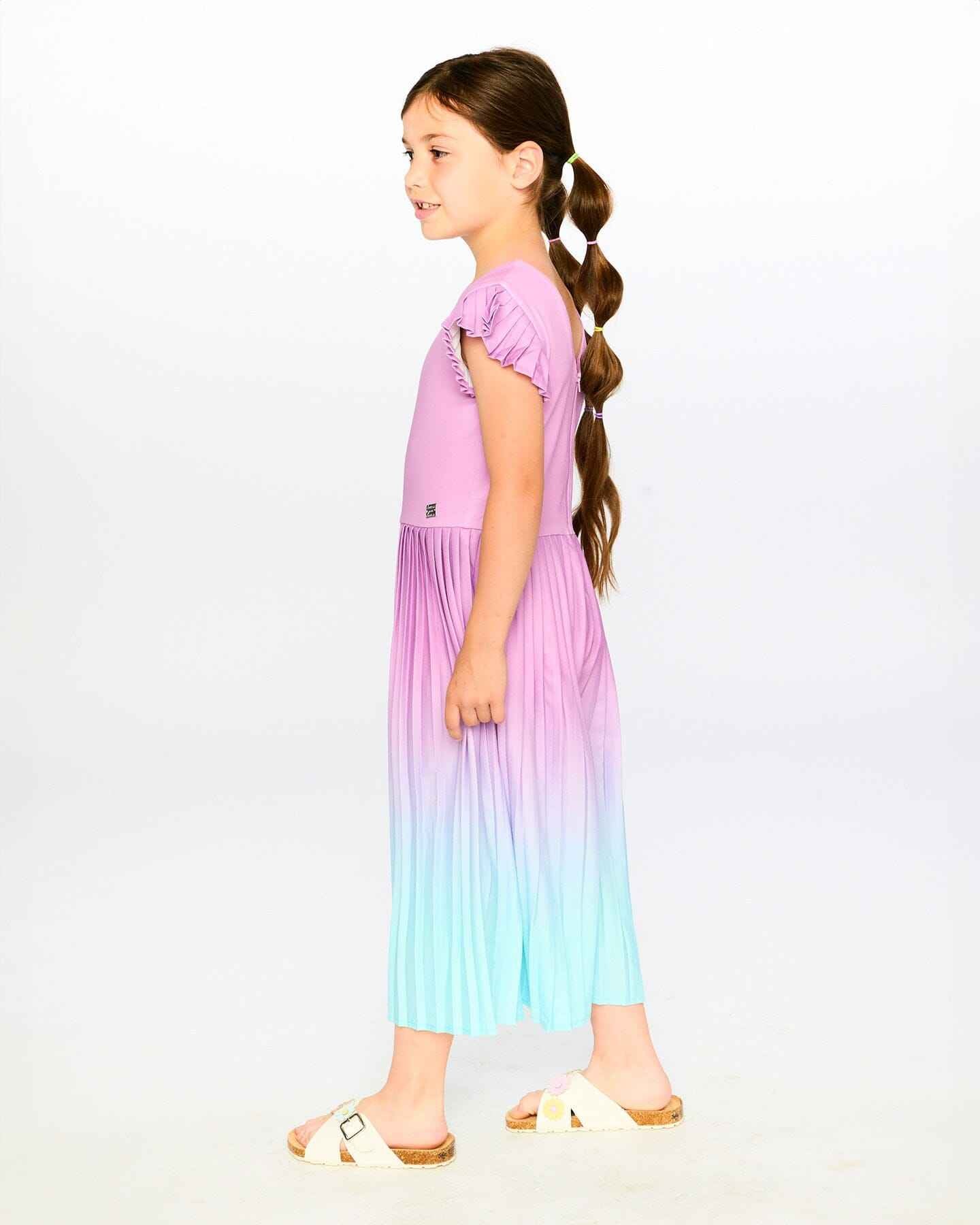Capri Jumpsuit Mauve Gradient