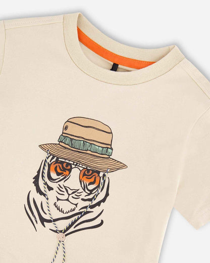 Organic Cotton Short Sleeve T-Shirt Off White