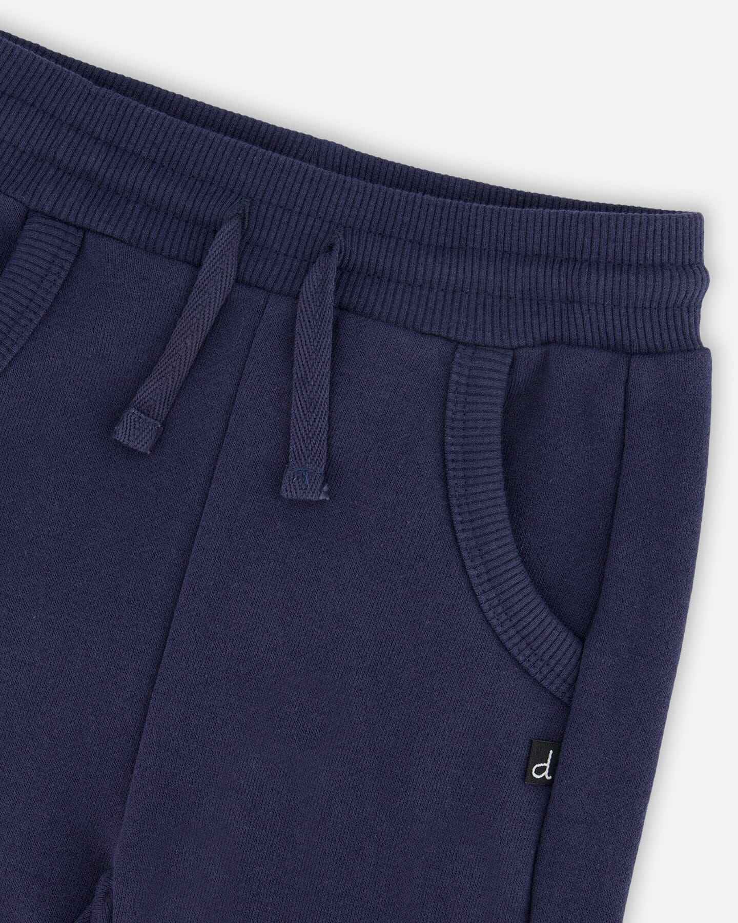 French Terry Pants Blue