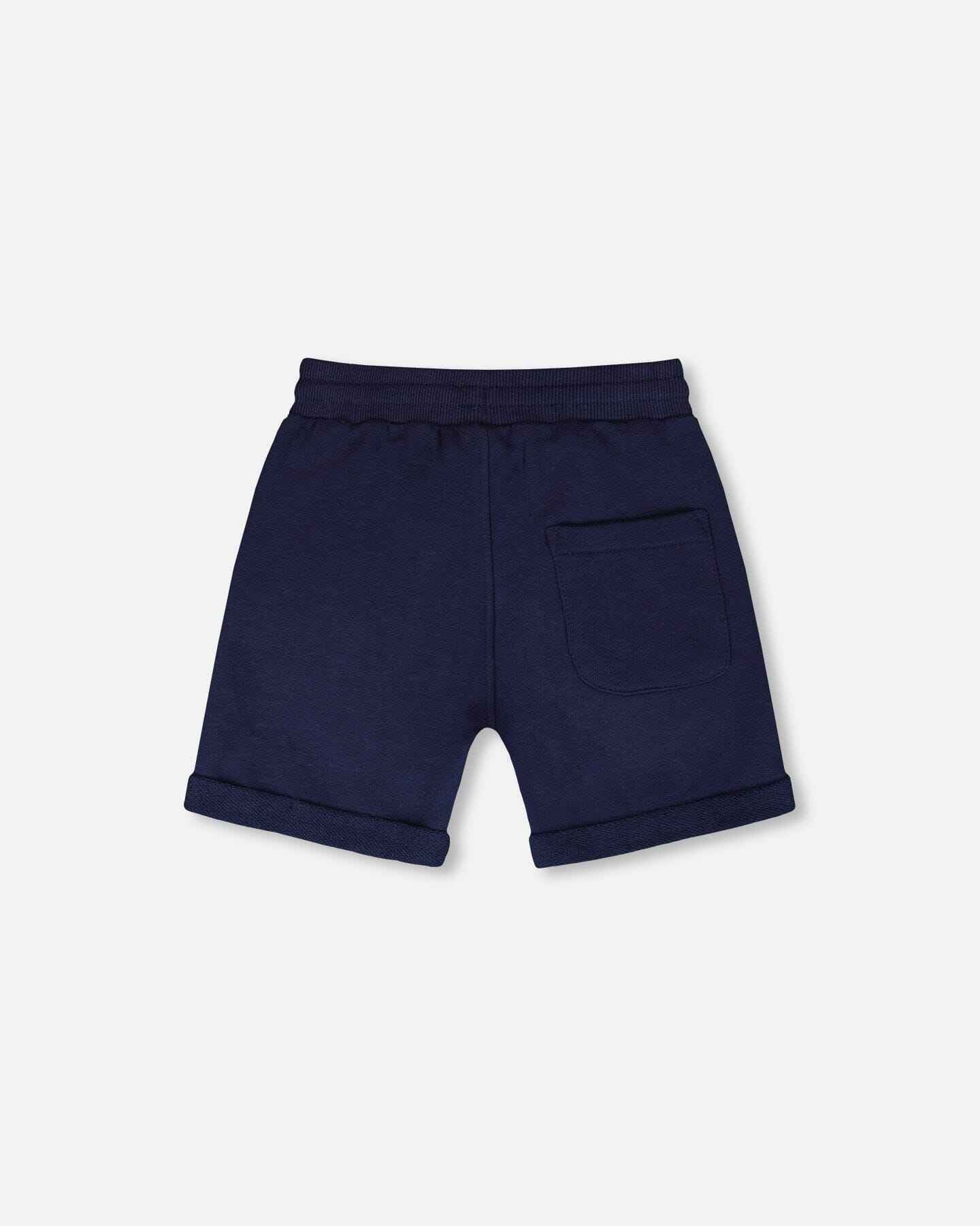 French Terry Shorts Dark Blue