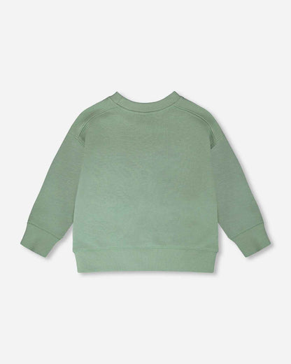 French Terry Sweatshirt Pale Green