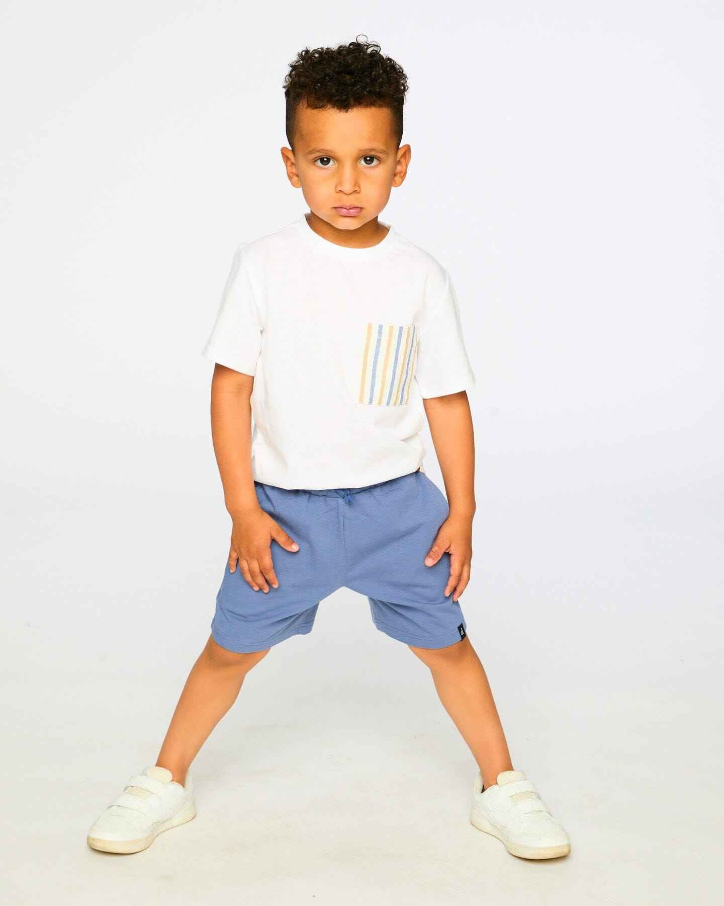 Jersey T-Shirt With Chest Pocket White