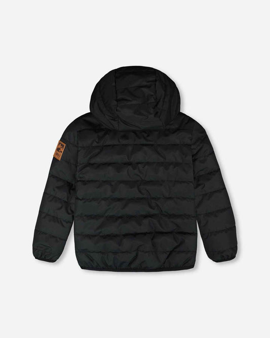 Quilted Mid-Season Jacket Black