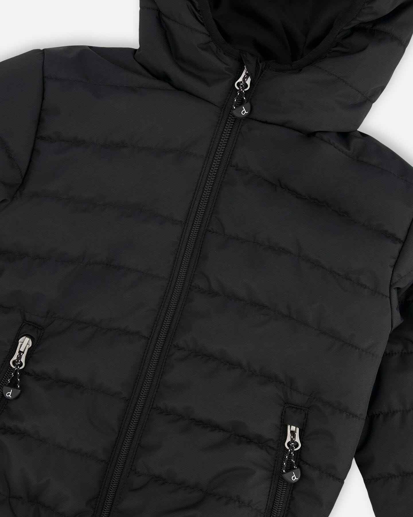 Quilted Mid-Season Jacket Black