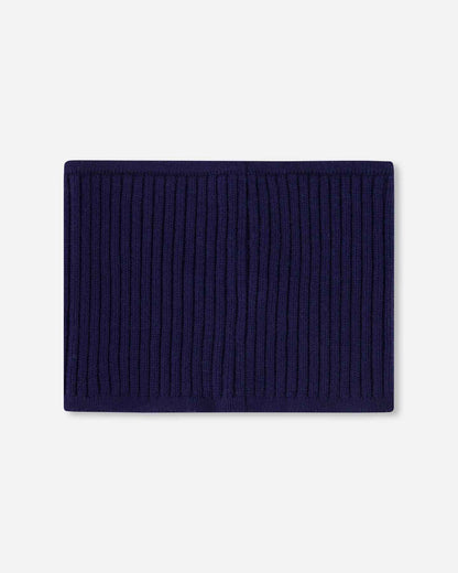 Knit Neckwarmer Navy Blue