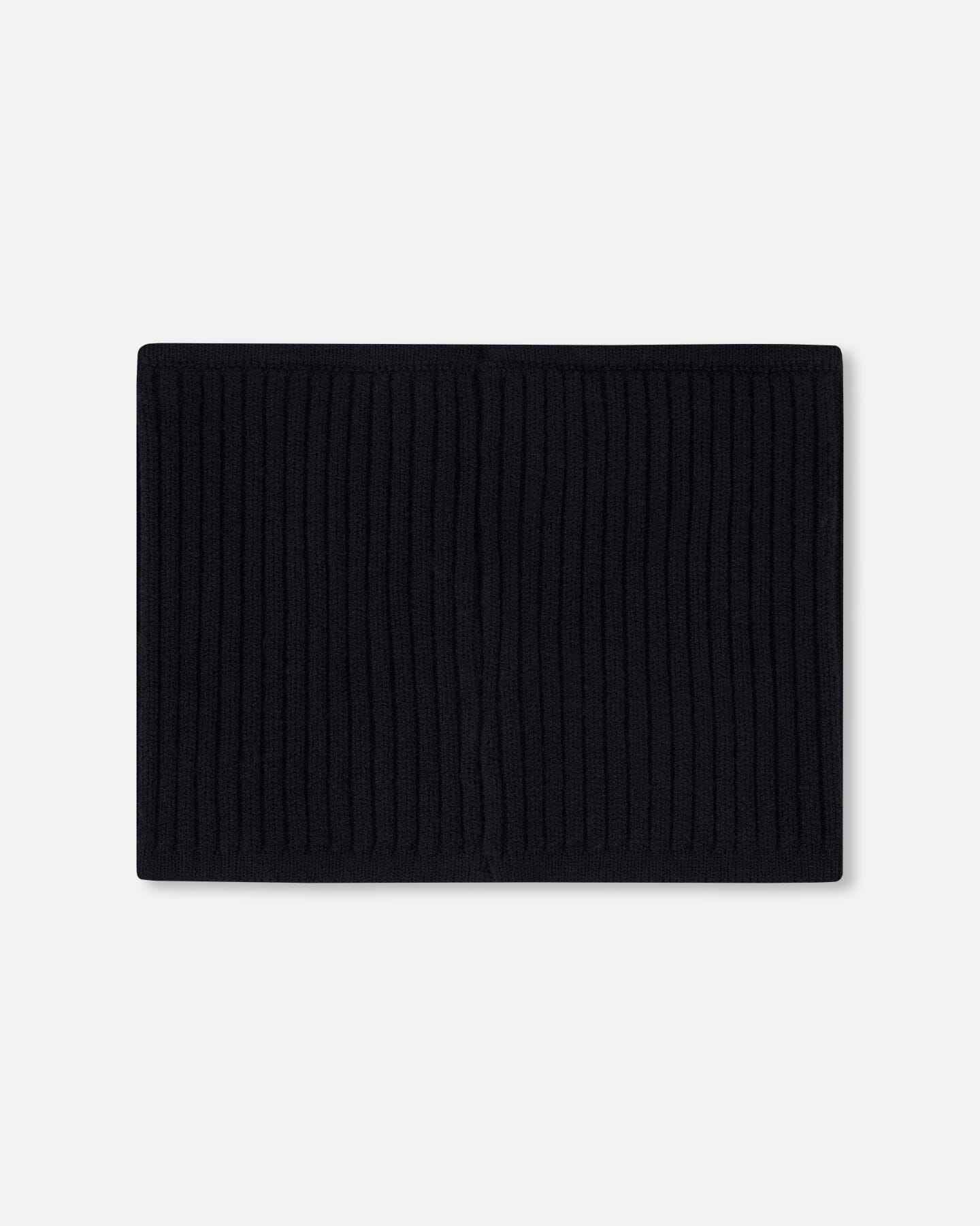 Knit Neckwarmer Black