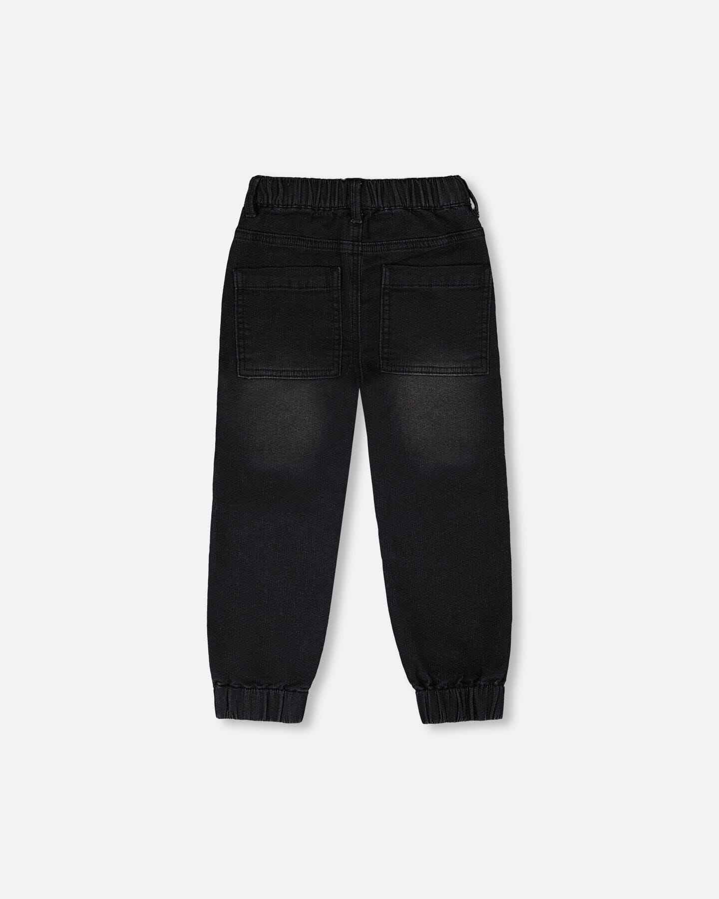 Stretch French Terry Denim Jogger Grey