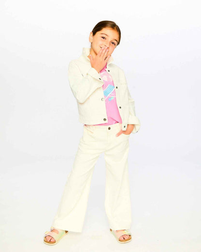 Wide Leg Jeans White