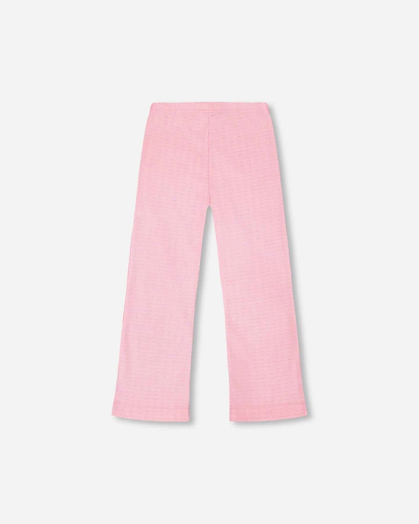 Crinkle Jersey Leggings Pink