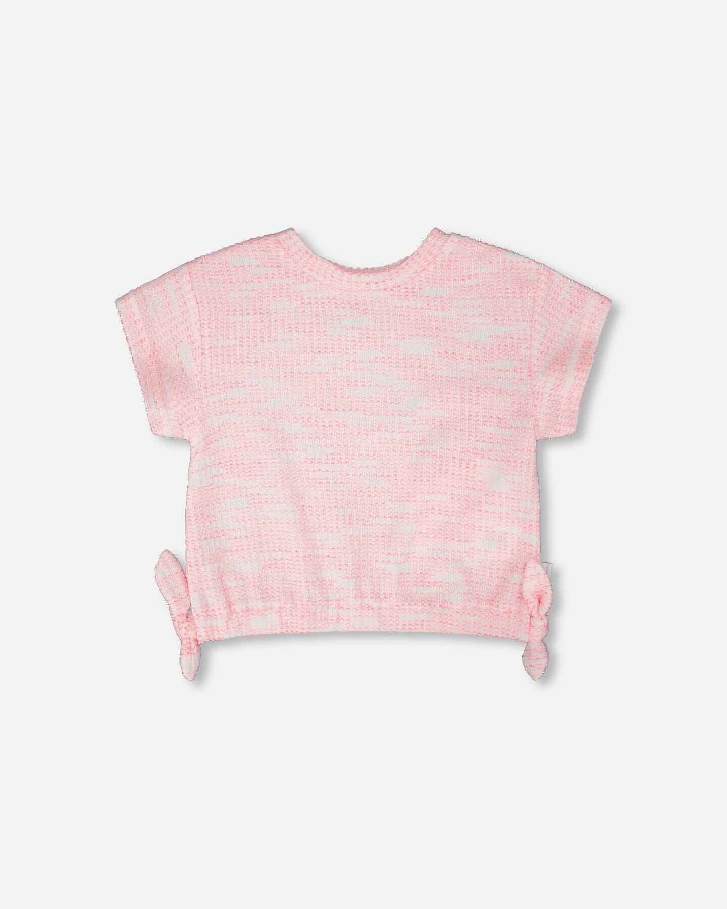 Jacquard Knit T-Shirt Multicolored