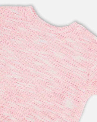 Jacquard Knit T-Shirt Multicolored