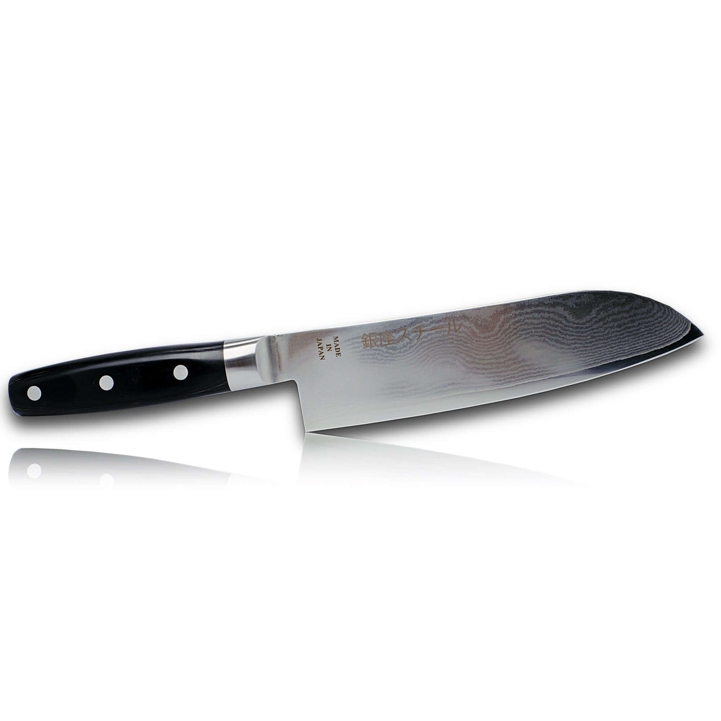 HAYAMI 180 - VG10 - 33-lagiges Damast Santoku Messer 180mm