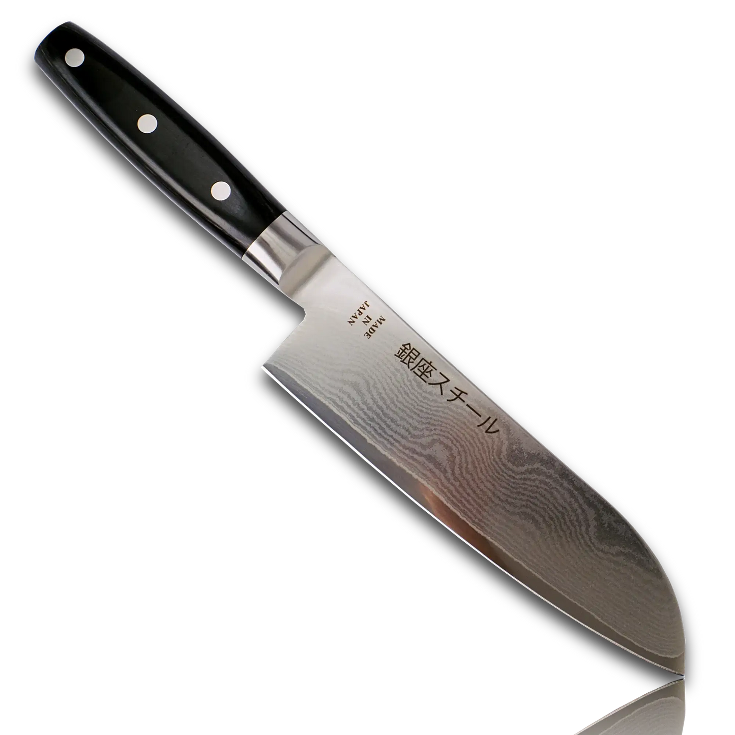 HAYAMI 180 - VG10 - 33-lagiges Damast Santoku Messer 180mm
