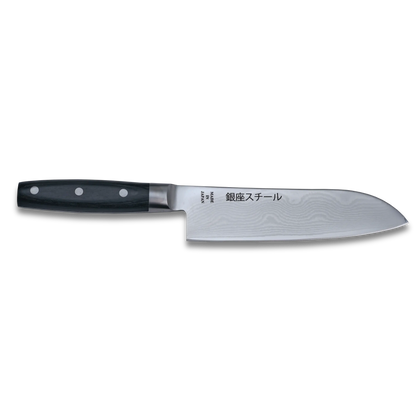 HAYAMI 180 - VG10 - 33-lagiges Damast Santoku Messer 180mm